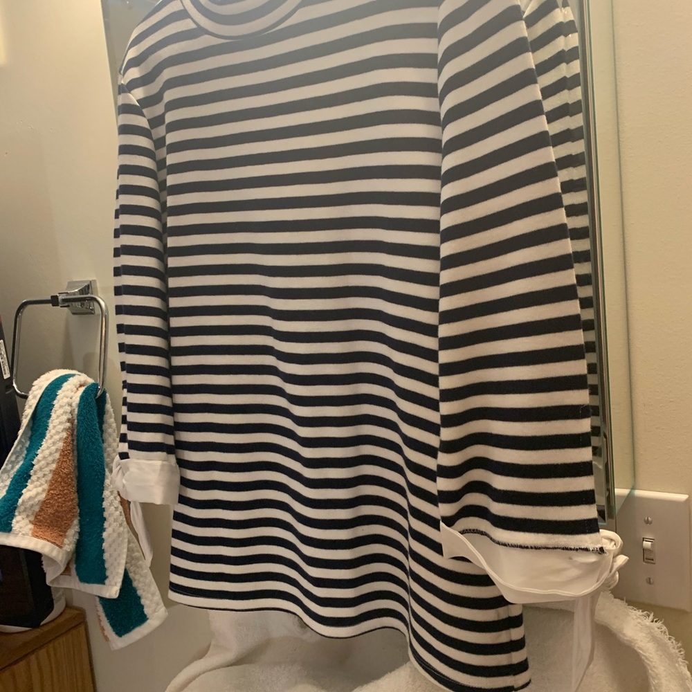 Striped crew long sleeve